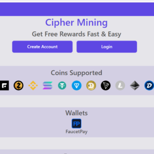 Cipher Mining Store Di faucet Scripts 2025